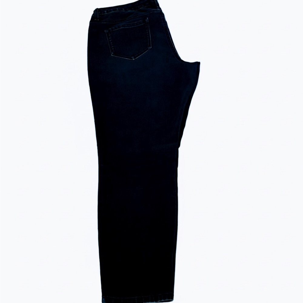 Nine West Cigarette Jeans, Size 16r/33, Dark Wash Blue Denim - Picture 2 of 14